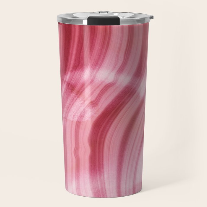 Summer Pink  Mermaid  Marble Travel Mug Gallery Image 1