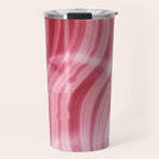 Summer Pink  Mermaid  Marble Travel Mug Gallery Image 1
