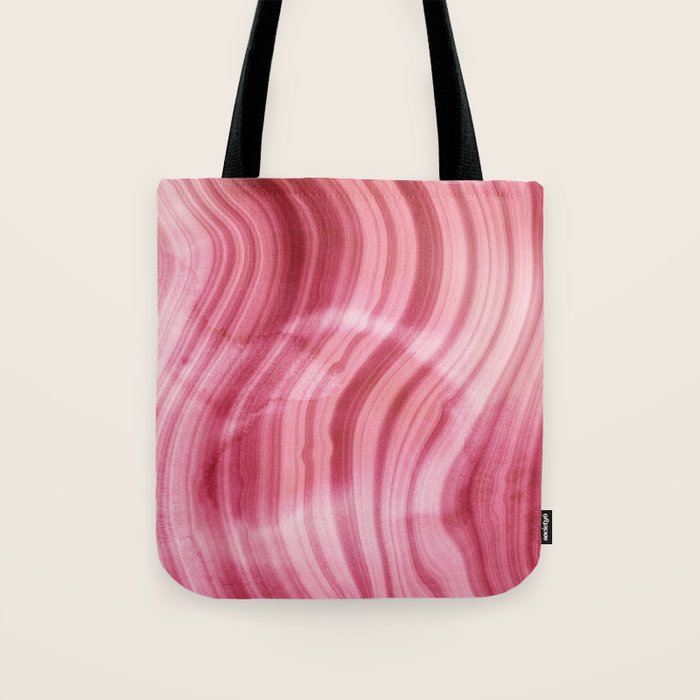 Summer Pink  Mermaid  Marble Tote Bag Gallery Image 1