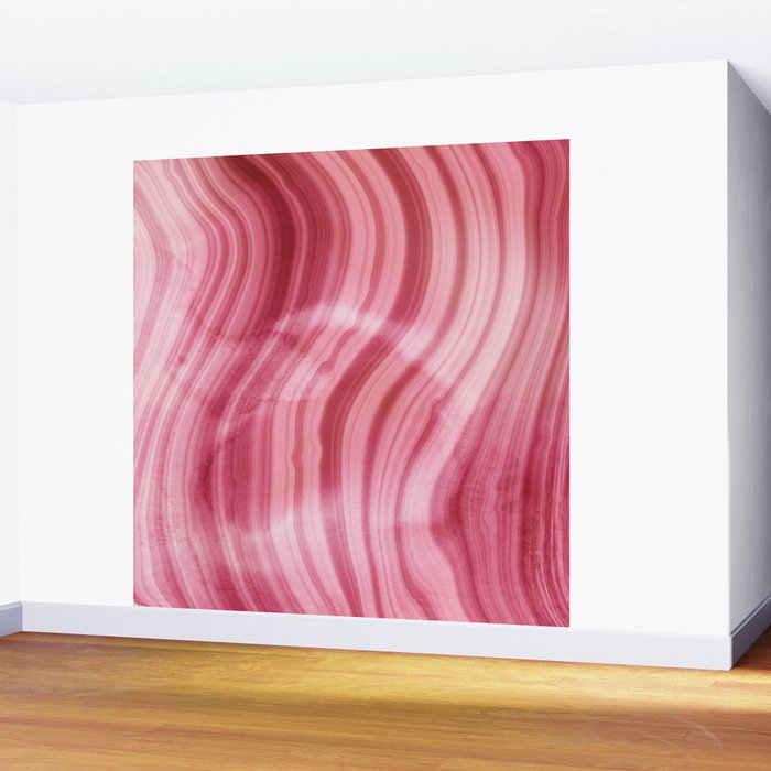 Summer Pink  Mermaid  Marble Wall Mural Gallery Image 2