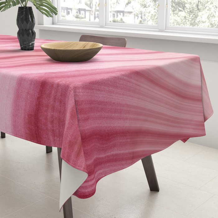 Summer Pink  Mermaid  Marble Tablecloth Gallery Image 3