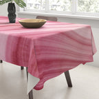 Summer Pink  Mermaid  Marble Tablecloth Gallery Image 3
