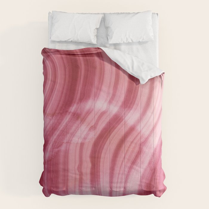 Summer Pink  Mermaid  Marble Comforter Gallery Image 6