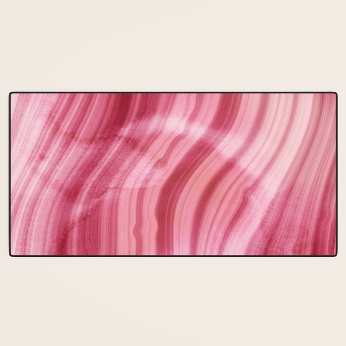 Summer Pink  Mermaid  Marble Desk Mat Gallery Image 3