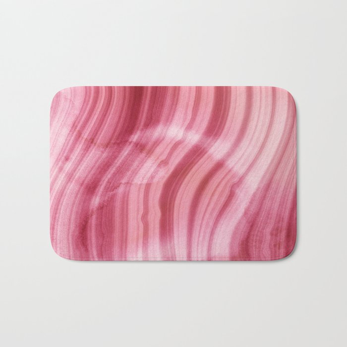 Summer Pink  Mermaid  Marble Bath Mat Gallery Image 1