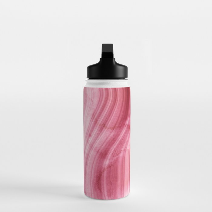 Summer Pink  Mermaid  Marble Water Bottle Gallery Image 3