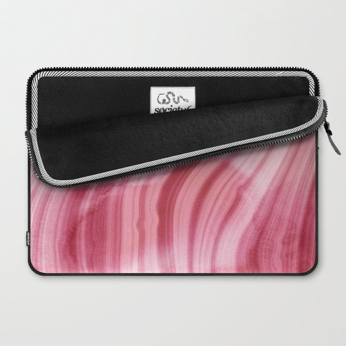 Summer Pink  Mermaid  Marble Laptop Sleeve Gallery Image 2