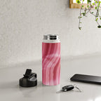 Summer Pink  Mermaid  Marble Water Bottle Gallery Image 4