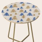 Christmas Trees - Gold & Navy Side Table Gallery Image 2