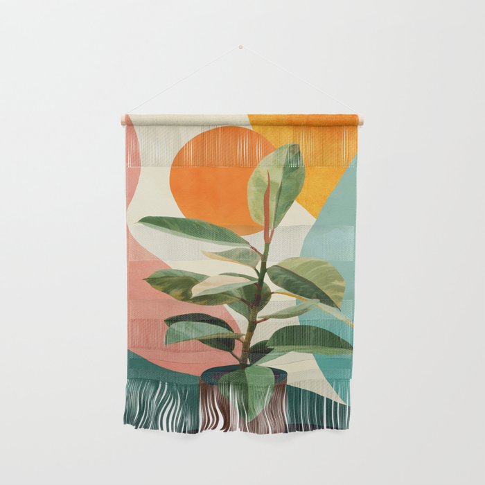 Colorful Ficus 1 Wall Hanging Gallery Image 1