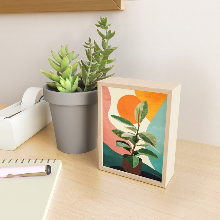 Colorful Ficus 1 Mini Art Print Gallery Image 2