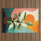 Colorful Ficus 1 Outdoor Rug Gallery Image 1