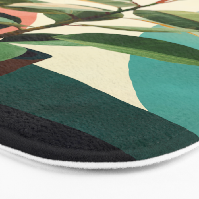 Colorful Ficus 1 Bath Mat Gallery Image 3
