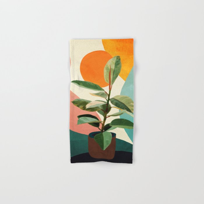 Colorful Ficus 1 Bath Towel Gallery Image 1