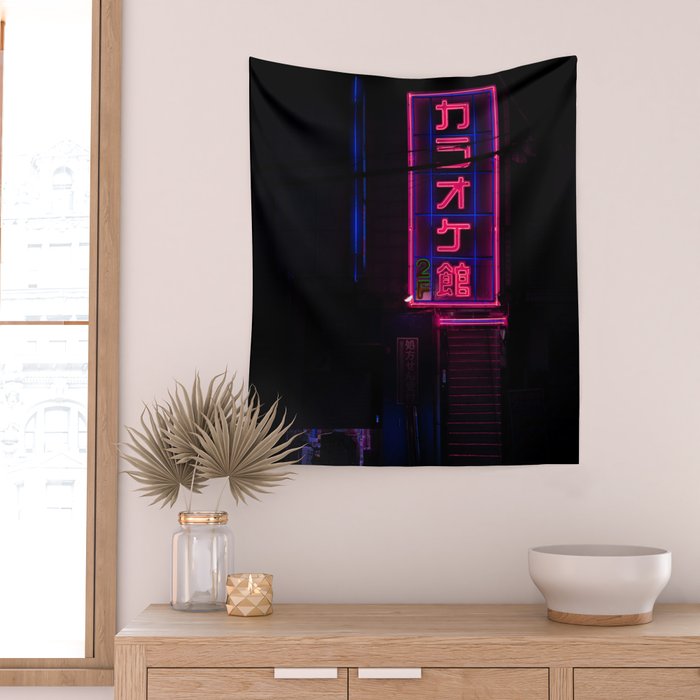 neo tokyo Wall Tapestry Gallery Image 2