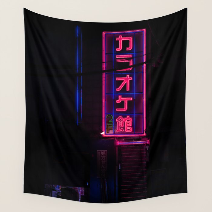 neo tokyo Wall Tapestry Gallery Image 1