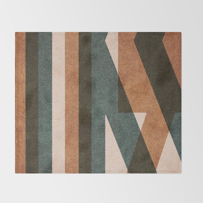 ABSTRACT ALPHABET / Decorative K Throw Blanket Gallery Image 2