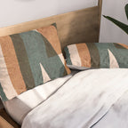 ABSTRACT ALPHABET / Decorative K Pillow Sham Gallery Image 2