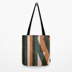 ABSTRACT ALPHABET / Decorative K Tote Bag Gallery Image 2