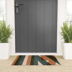 ABSTRACT ALPHABET / Decorative K Welcome Mat Gallery Image 3