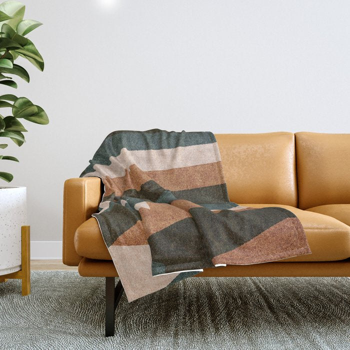 ABSTRACT ALPHABET / Decorative K Throw Blanket Gallery Image 1