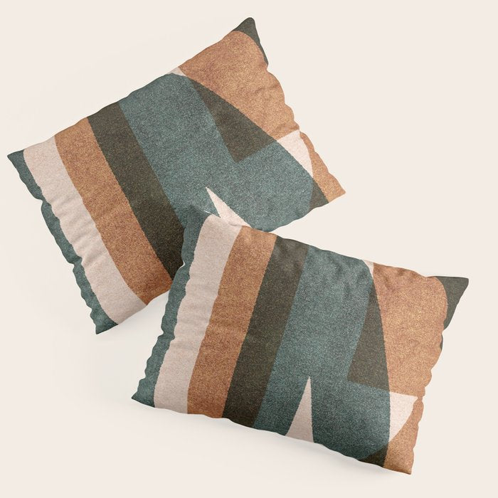 ABSTRACT ALPHABET / Decorative K Pillow Sham Gallery Image 3
