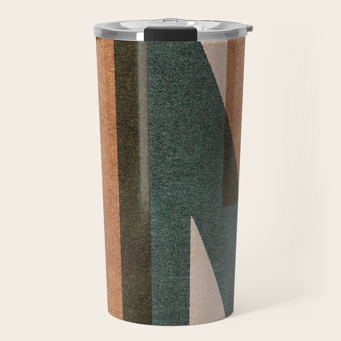 ABSTRACT ALPHABET / Decorative K Travel Mug Gallery Image 1