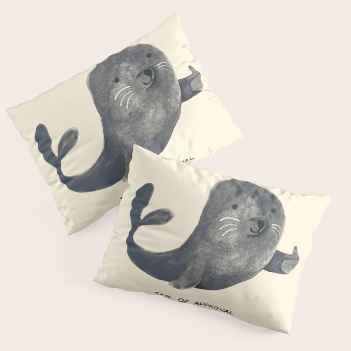 Seal Of Approval Pillow Sham Gallery Image 1