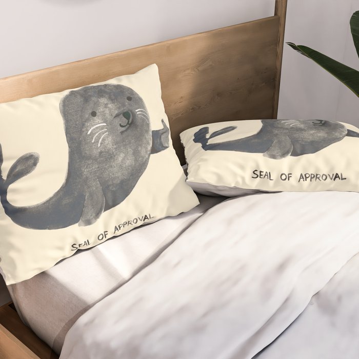 Seal Of Approval Pillow Sham Gallery Image 2