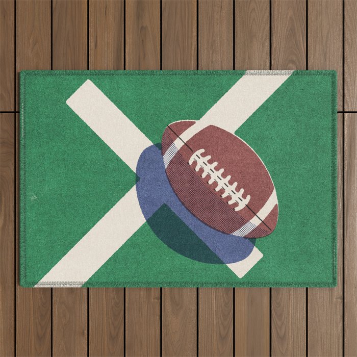 BALLS / American Football I Outdoor Rug Gallery Image 1