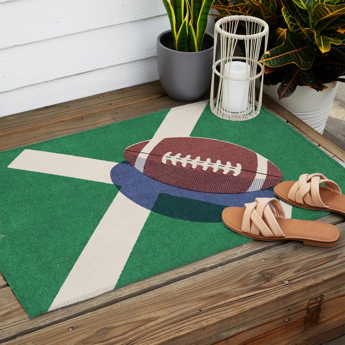 BALLS / American Football I Outdoor Rug Gallery Image 2