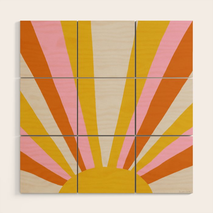 sunshine state of mind Wood Wall Art Gallery Image 1