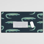 Alligator - or maybe Crocodile Desk Mat Gallery Image 1