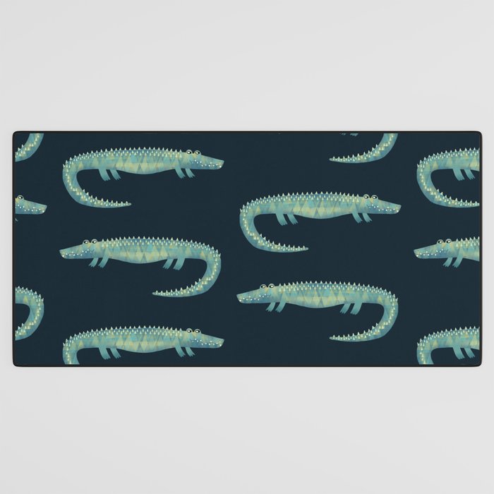 Alligator - or maybe Crocodile Desk Mat Gallery Image 3