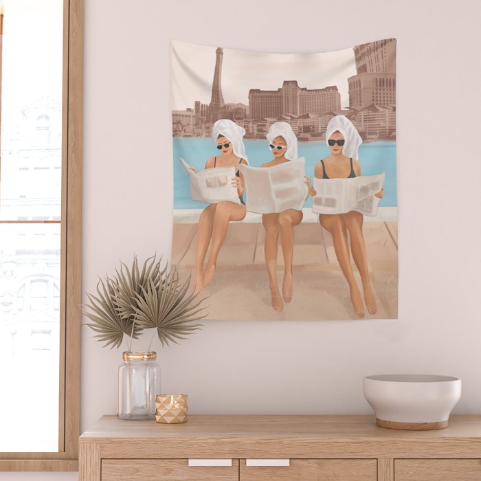 Hotel Morning Wall Tapestry Gallery Image 2