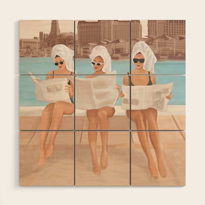 Hotel Morning Wood Wall Art Gallery Image 1
