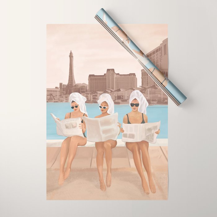 Hotel Morning Wrapping Paper Gallery Image 1