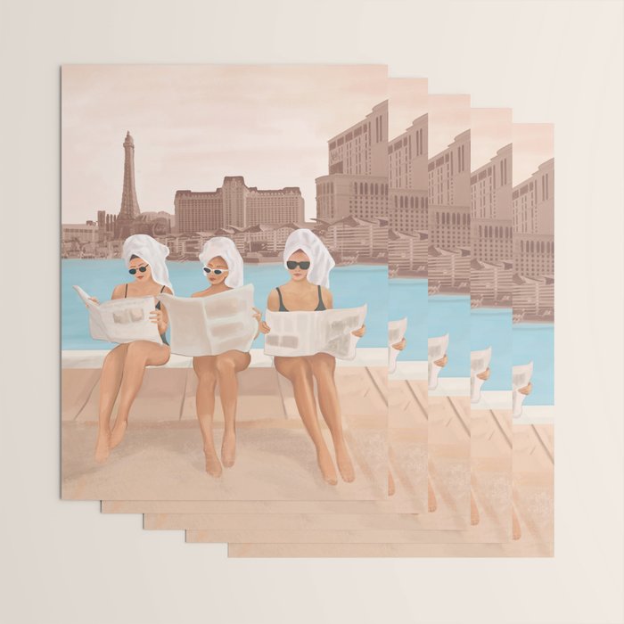Hotel Morning Wrapping Paper Gallery Image 3