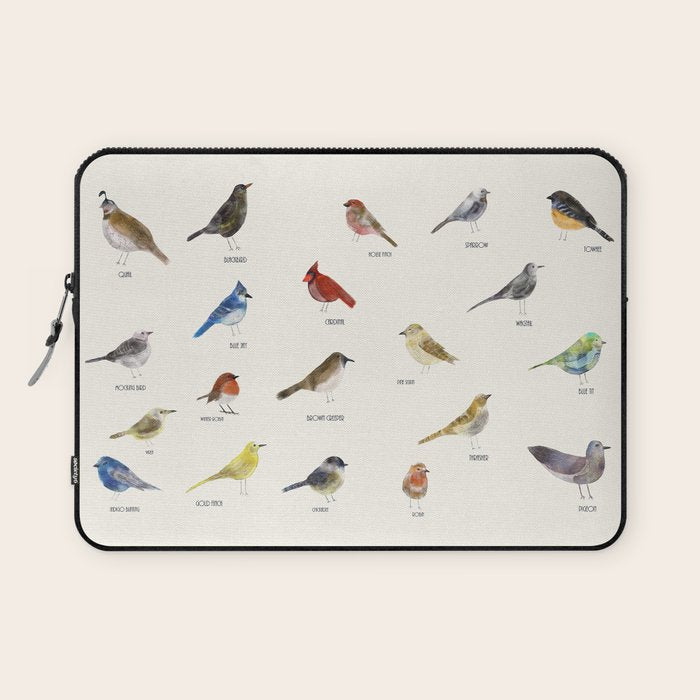 little nature birds Laptop Sleeve Gallery Image 1