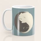 Hidden cat 9 blue yin yang kitty hug Coffee Mug Gallery Image 3