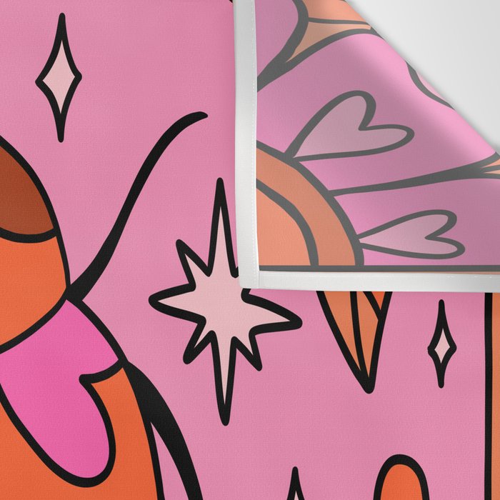 Valentine Lady Bug Wall Tapestry Gallery Image 3