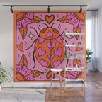 Valentine Lady Bug Wall Mural Gallery Image 1