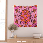 Valentine Lady Bug Wall Tapestry Gallery Image 2