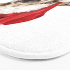 Christmas Highland Cow Bath Mat Gallery Image 3