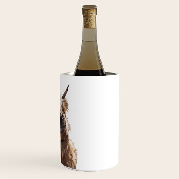 Christmas Highland Cow Wine Chiller Gallery Image 3
