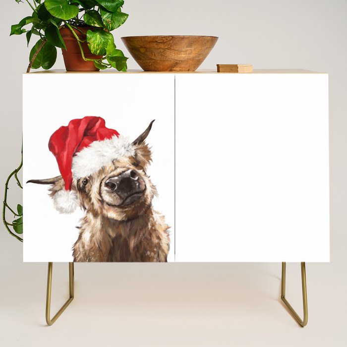 Christmas Highland Cow Credenza Gallery Image 1