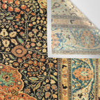Mohtashem Kashan Vintage Persian Rug Print Wall Tapestry Gallery Image 3