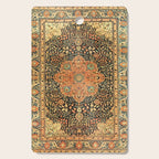 Mohtashem Kashan Vintage Persian Rug Print Cutting Board Gallery Image 1