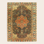 Mohtashem Kashan Vintage Persian Rug Print Poster Gallery Image 4