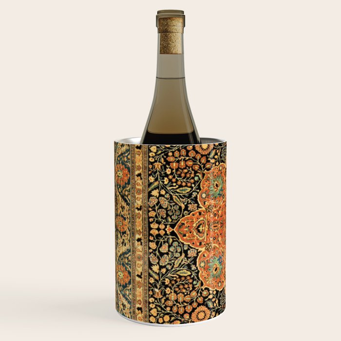 Mohtashem Kashan Vintage Persian Rug Print Wine Chiller Gallery Image 2